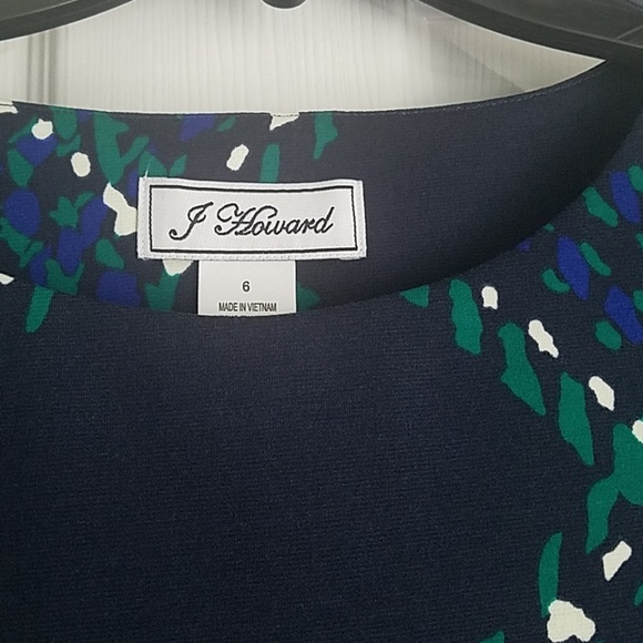 JAY HOWARD Dress Navy Size 6 - Picture 3 of 5